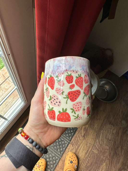 Strawberry Mug (MADE TO ORDER)